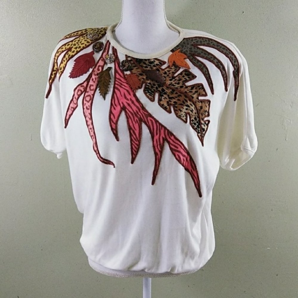 Vintage Richly Embellished 20 Ans by Mariea Kim Top - M - NWT